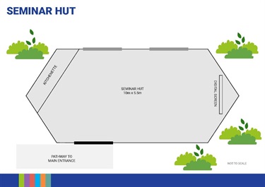 Seminar Hut simple floor plan
