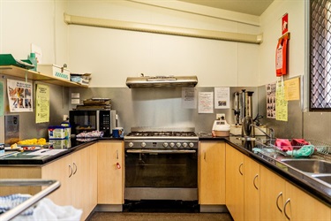 View of kitchen facilities
