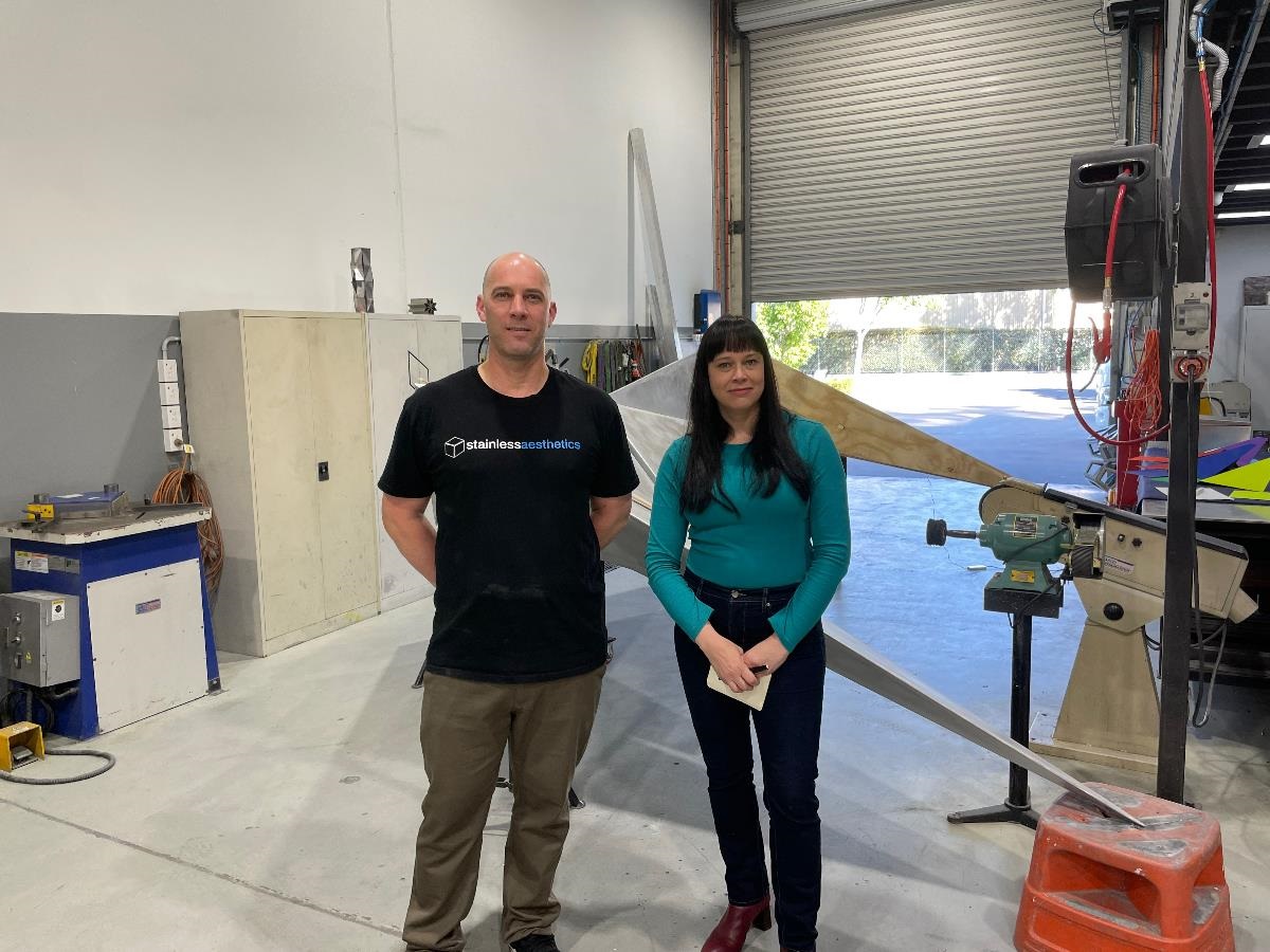 Emma Coulter and Mike Mooney Progress Visit.jpeg