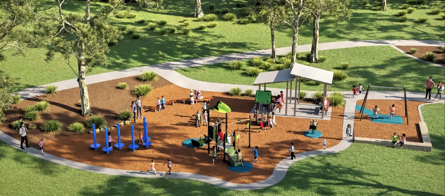 Sandy Beach playground concept design